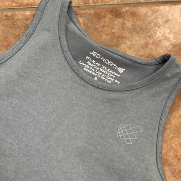 Jed North Gray Top Size S - Picture 2 of 5